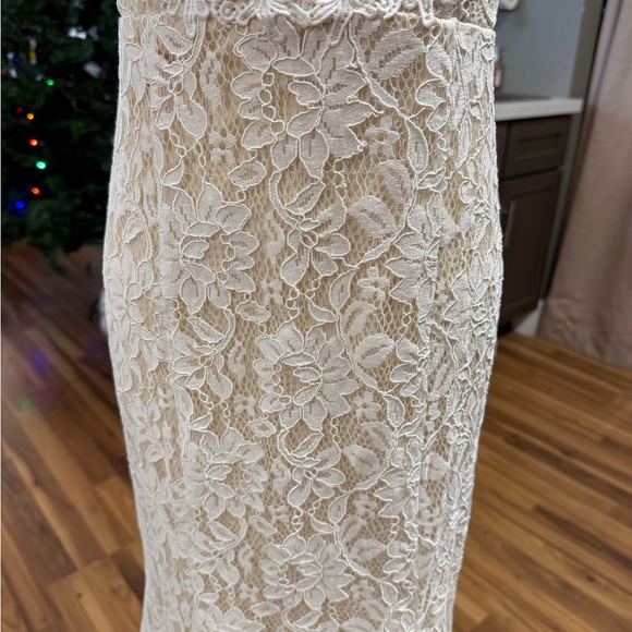Lulu's Cream Lace Detail Dress - Picture 5 of 6